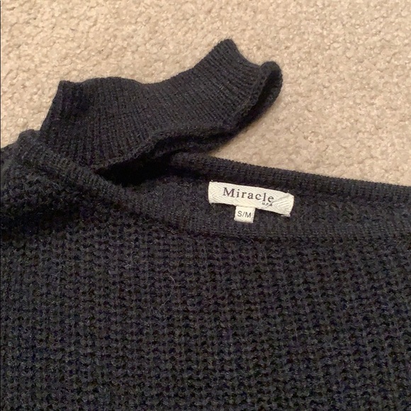 Black Choker Sweater - Picture 4 of 5